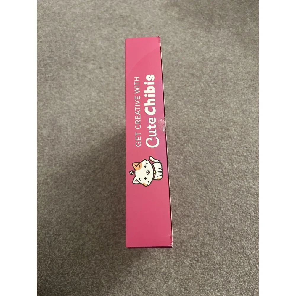 Chartwell Books Draw & Color Cute Chibis Kit Kids Pink New Art Activity‎ Set